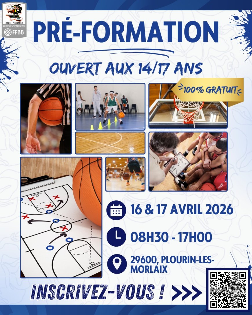 PRÉ-FORMATION du Licencié 14/17 ans - 16&17 avril