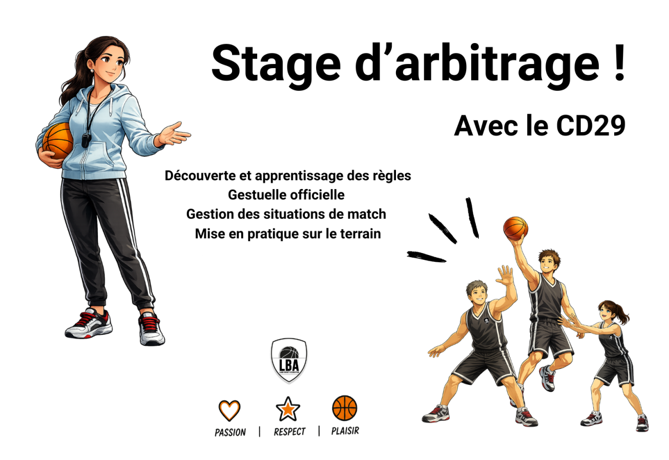 Formation Arbitres du 24 au 28 août 2026