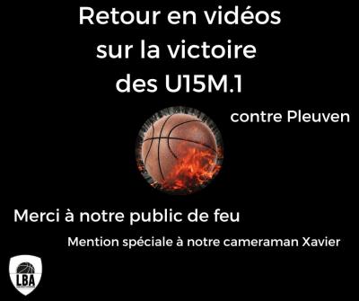 Videos hightlights U15M.1 LBA/Pleuven